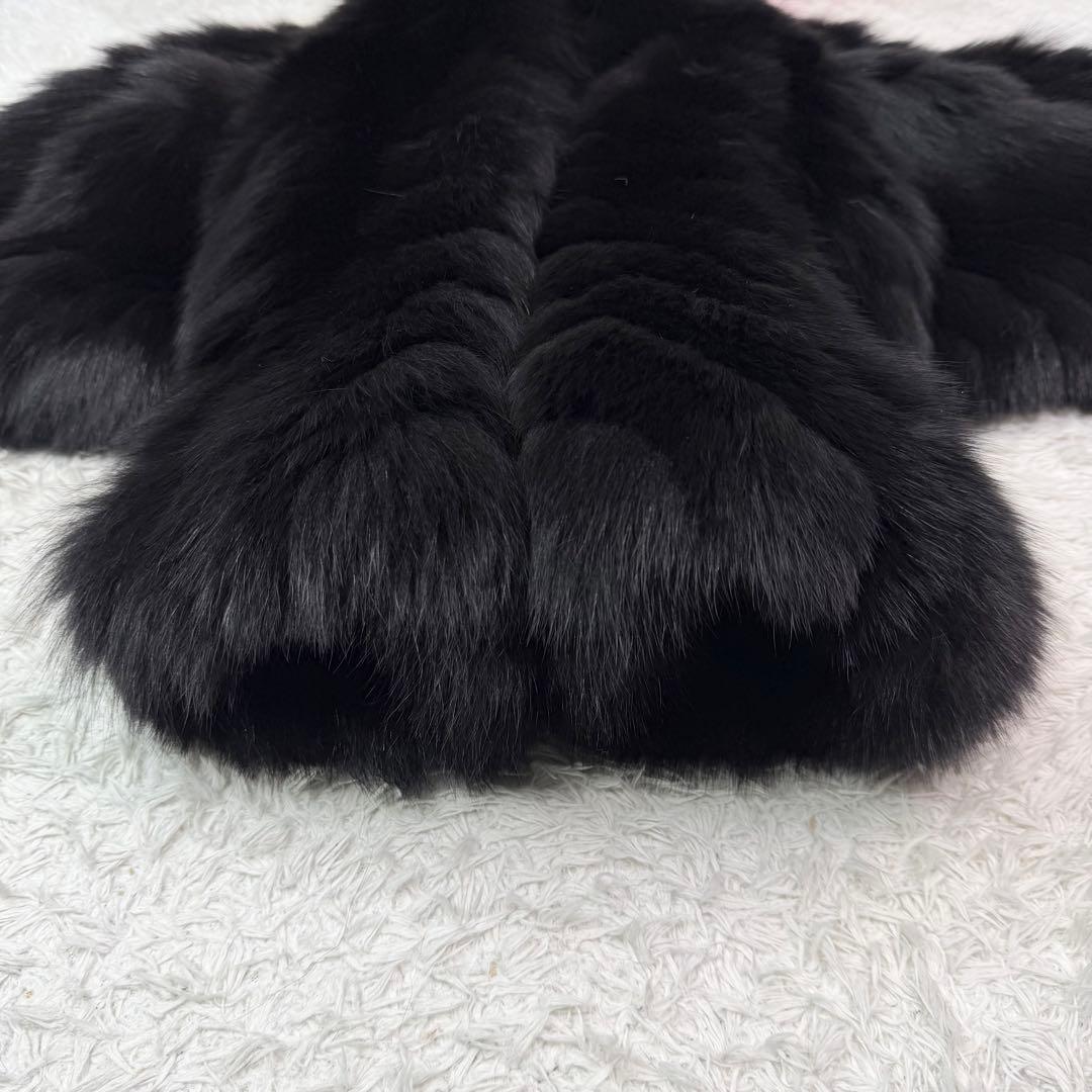 EPOCA ブルーフォックス クロップド 袖フレア デザイン◎ 軽量 本毛皮