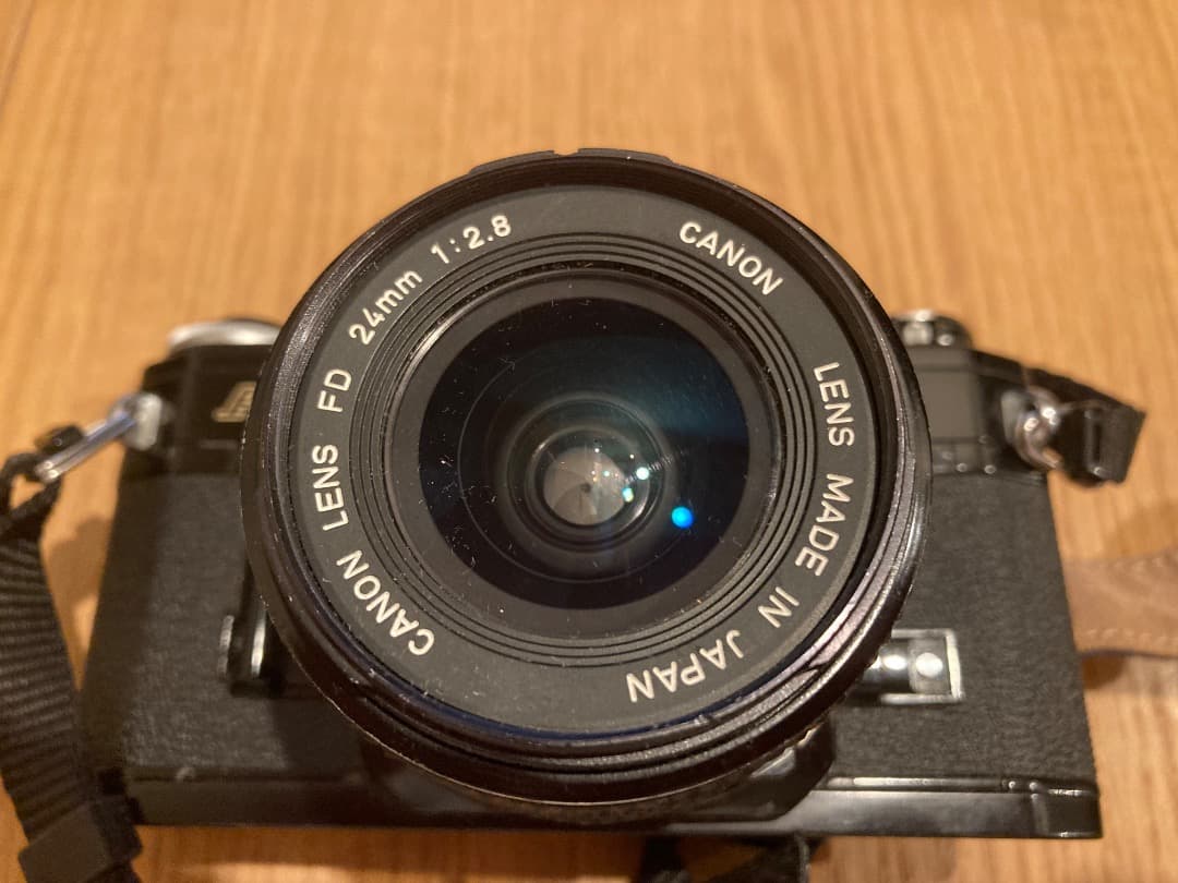 Canon AE-1 フィルム一眼レフカメラ+レンズ 50mm+レンズ 24mm