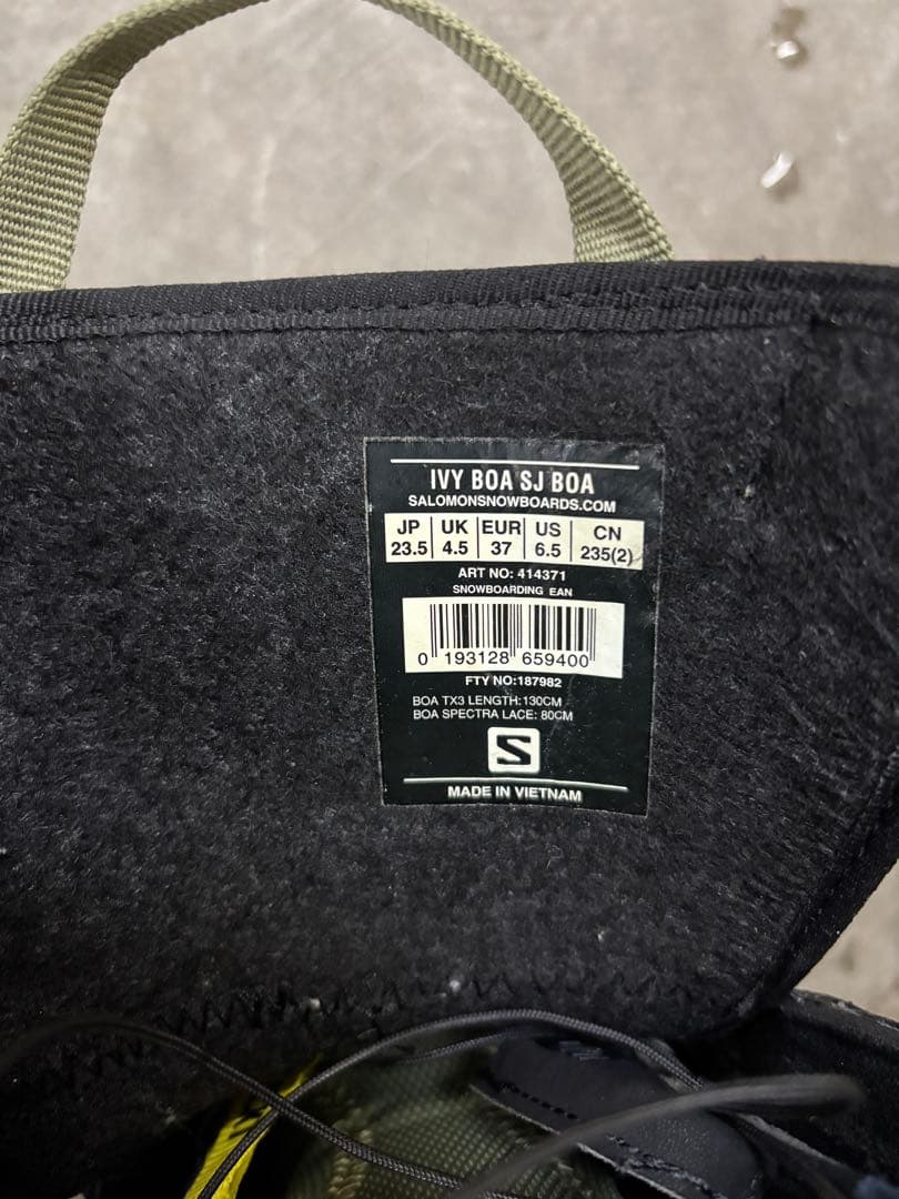 2022-23 SALOMON IVY SJ BOA 23.5センチ