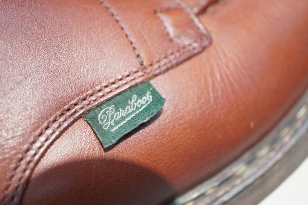 美品 PARABOOT CHAMBORD マロン レザー シューズ 907P▲