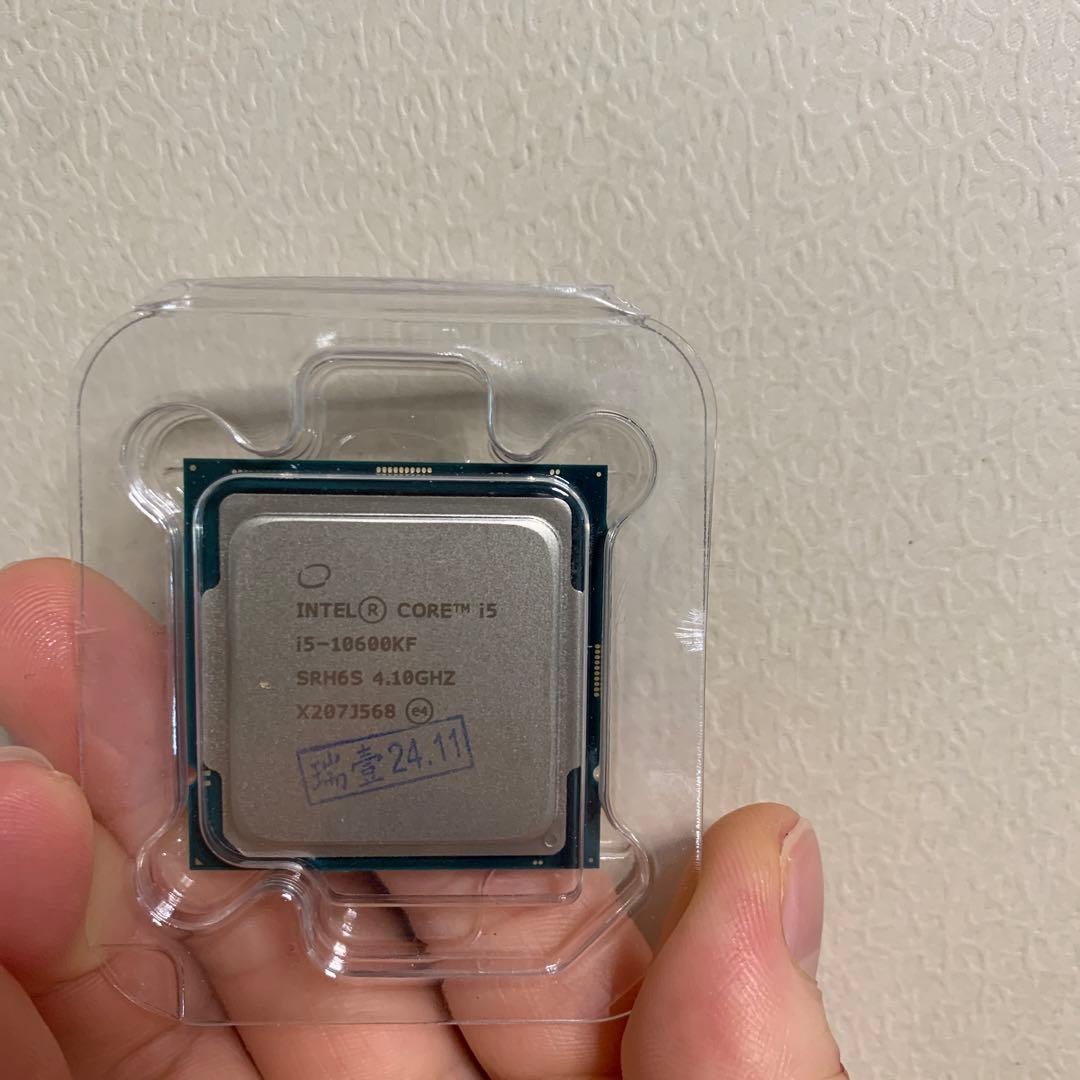 新品　Intel i5-10600KF CPU プラスチックパッケージ