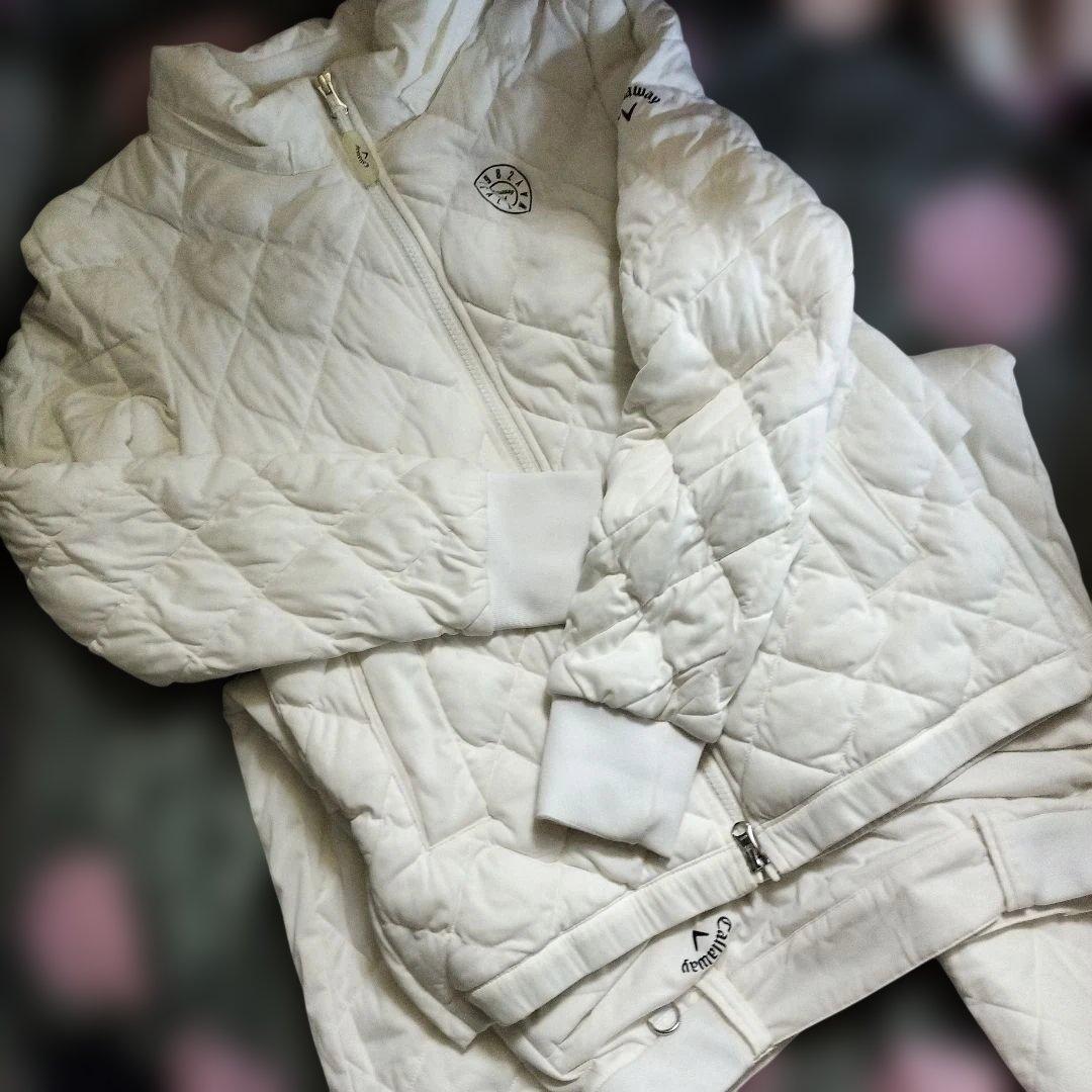 キャロウェイホワイトキルティングジャケットセット上下　専用です