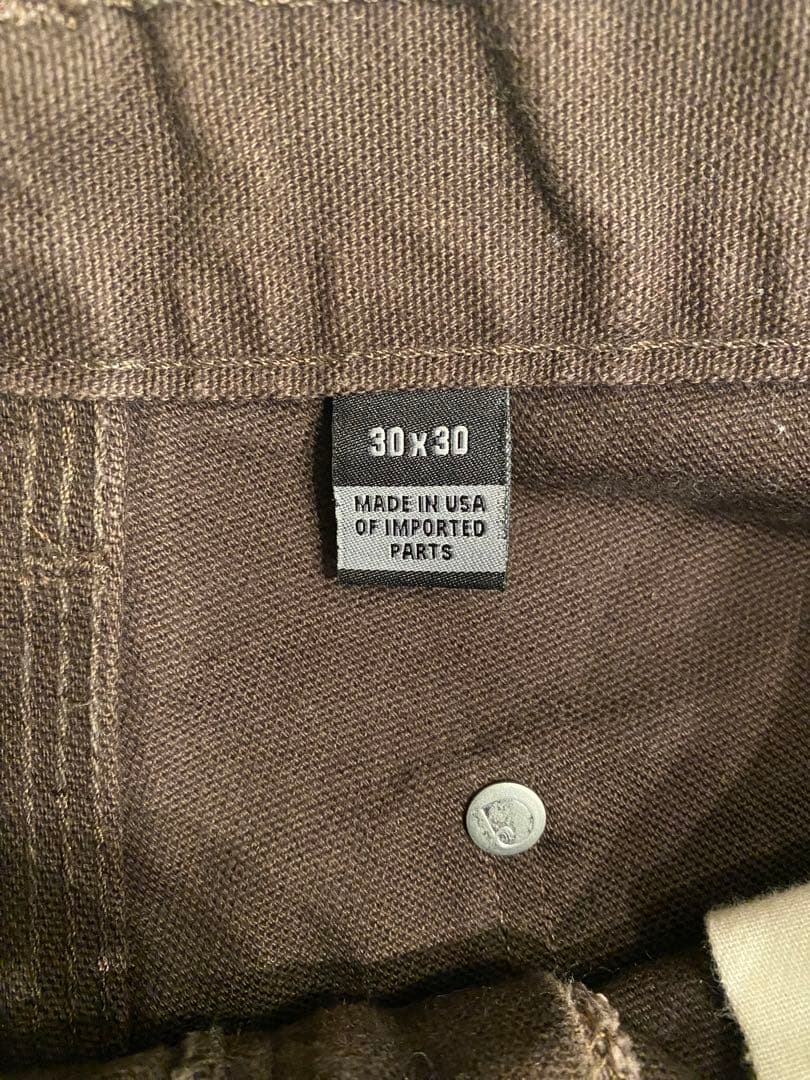 USA製 Carhartt B136 ダブルニー ダークブラウン W30 L30