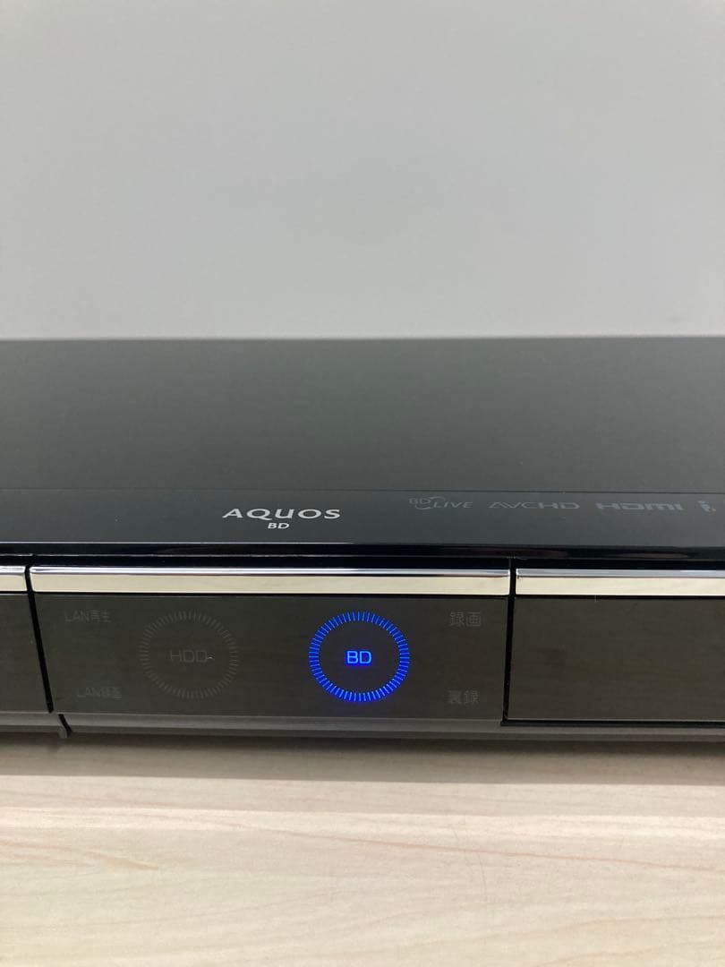 かなり綺麗　1TB リモコンも美品　シャープ　AQUOS BD-HDW 80