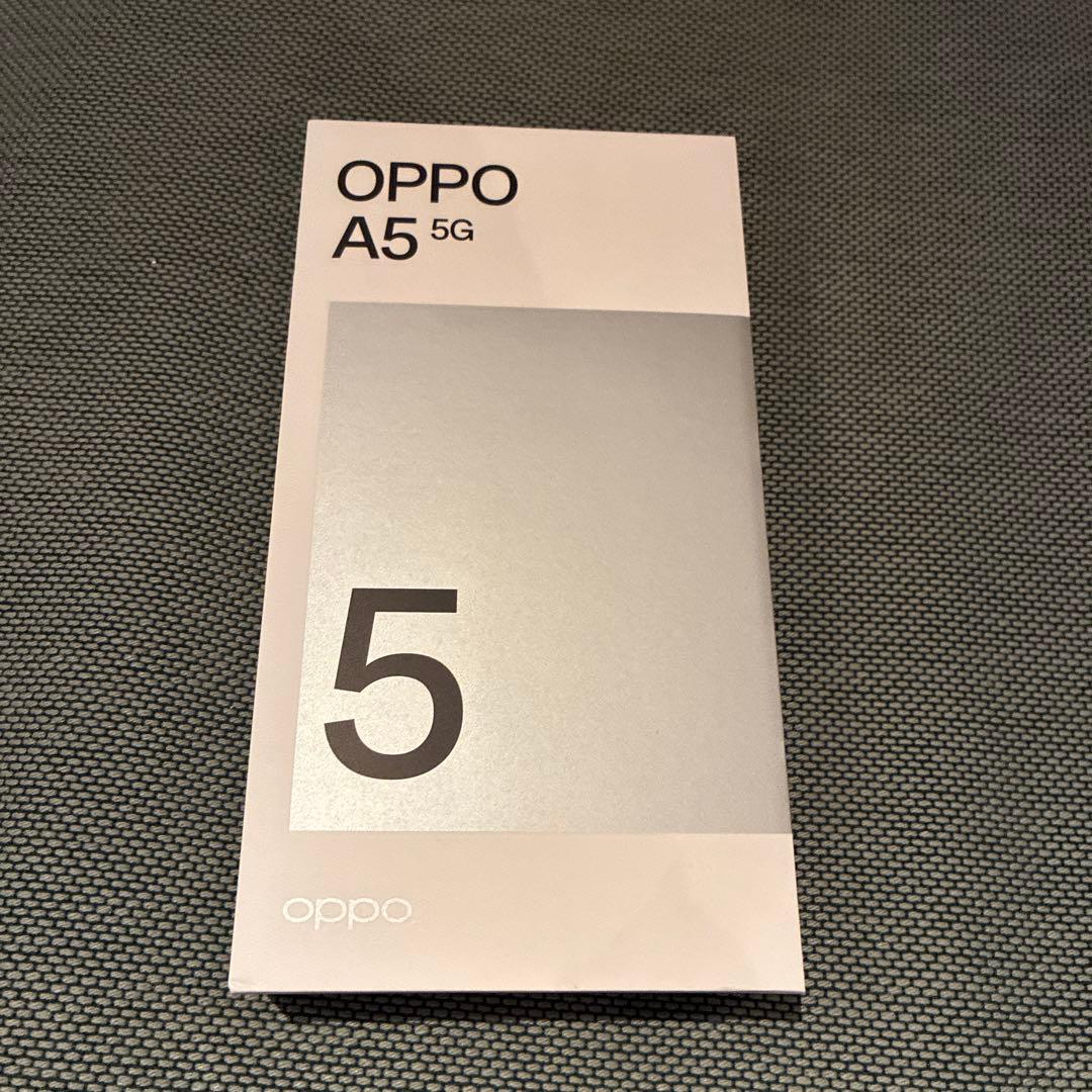 新品 OPPO A5 5G 128GB ホワイト　SIM フリー