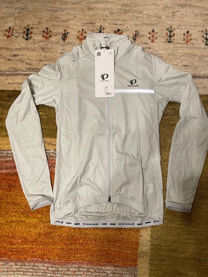 未使用 パールイズミ　ストレッチ ウィンドシェル 2300 サイズL フォグ