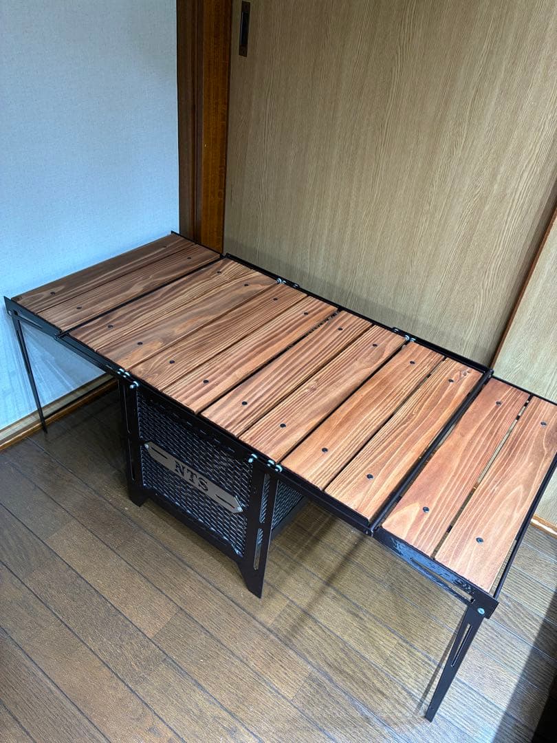 Lサイズ　ネイチャートーンズ　サイドアップボックス&テーブル キャンプ　焚き火