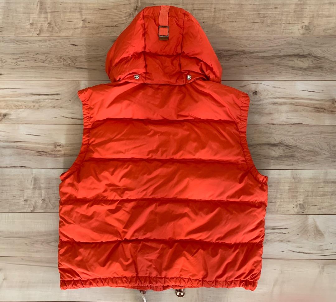 POLO RALPH LAUREN フード ダウンベスト オレンジ XXL