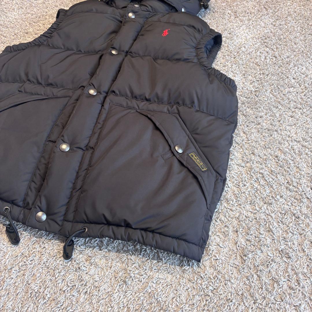 【美品】Polo Ralph Lauren フード付きダウンベスト　M