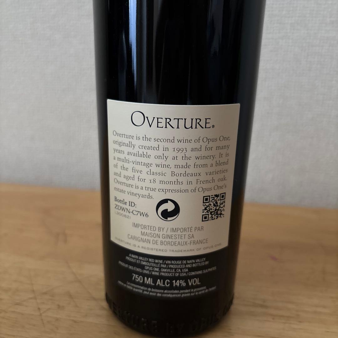 Overture 赤ワイン 750 ML 14%