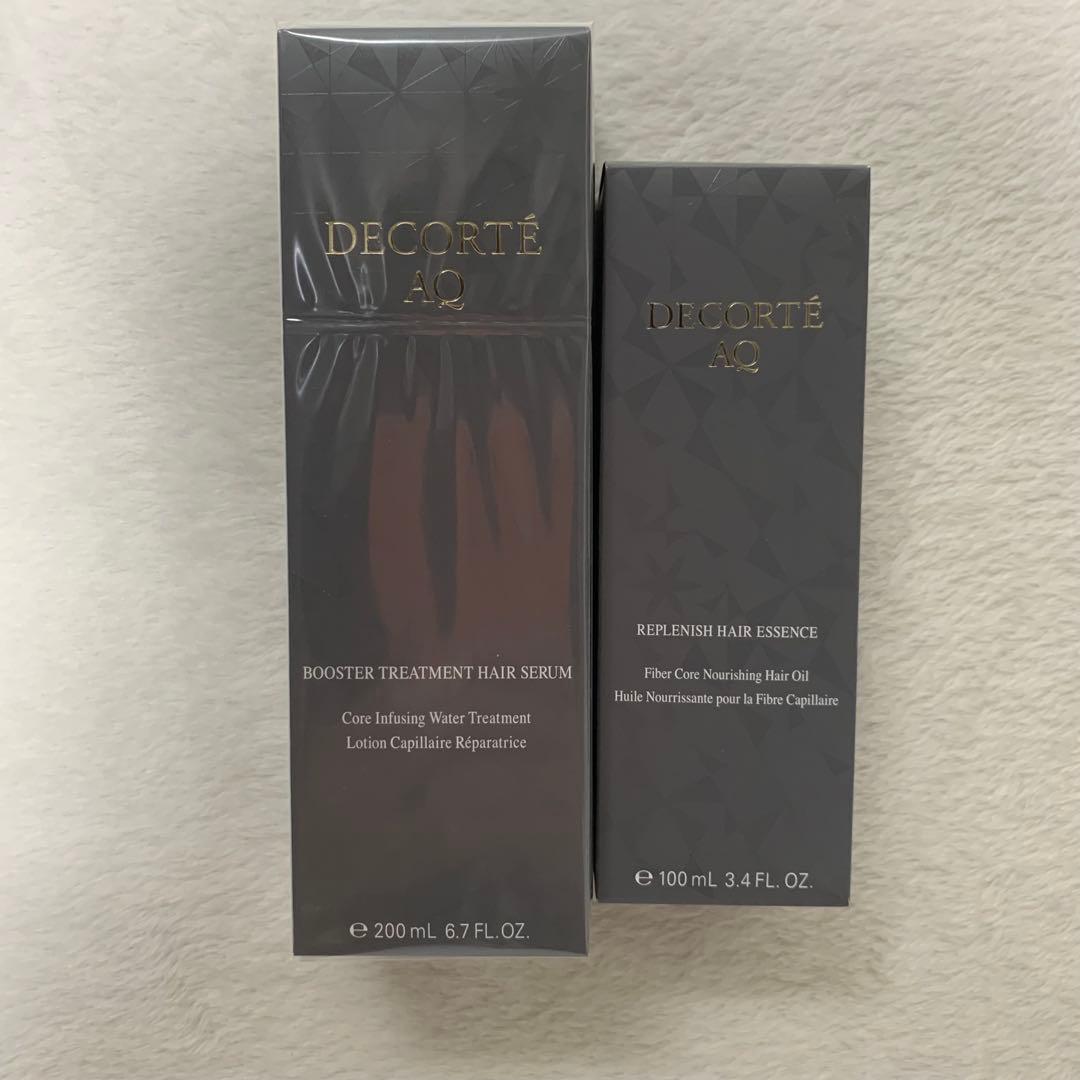 デコルテ ブースティングトリートメントヘアセラム&リプレニッシュヘアエッセンス