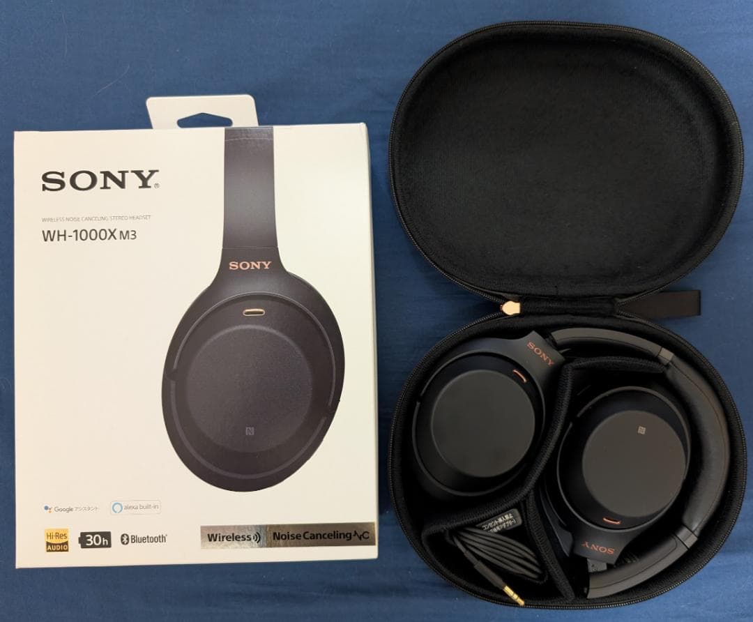 Sony WH-1000X M3 ワイヤレスヘッドホン ブラック