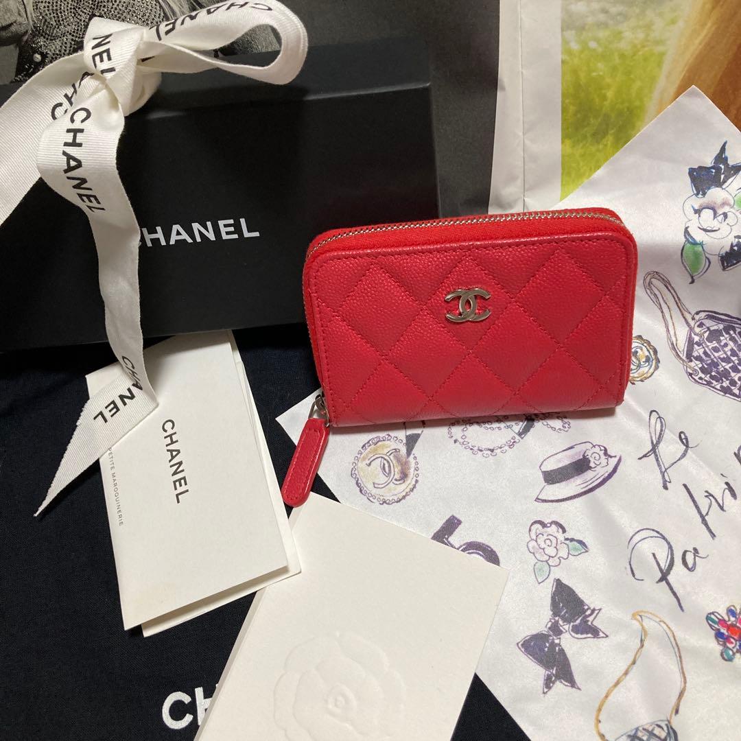 超美品☆CHANEL☆ケース キルティング☆クラシック☆キャビアスキン☆