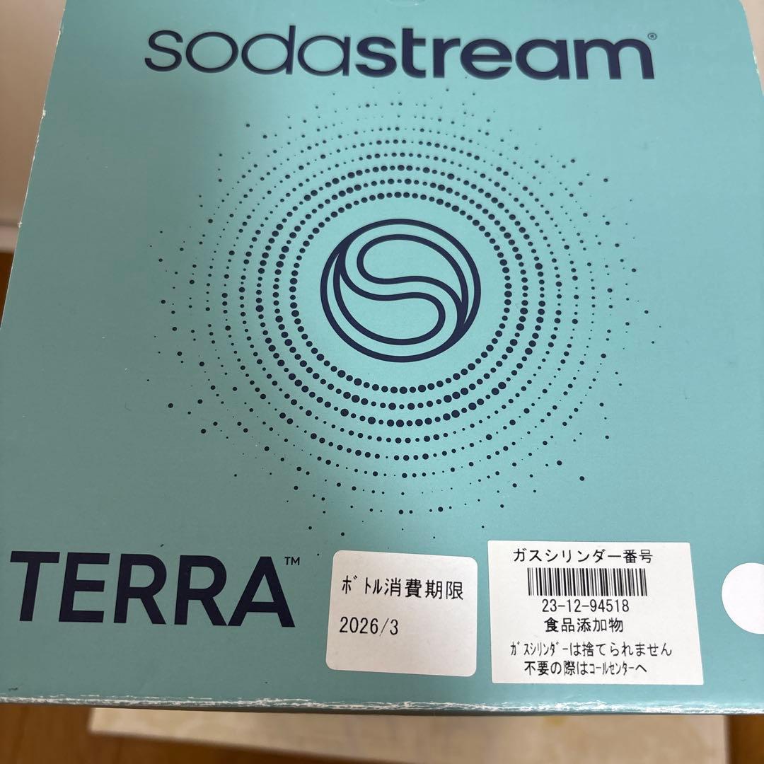 ［新品・未使用］SodaStream TERRA 炭酸水メーカー ホワイト