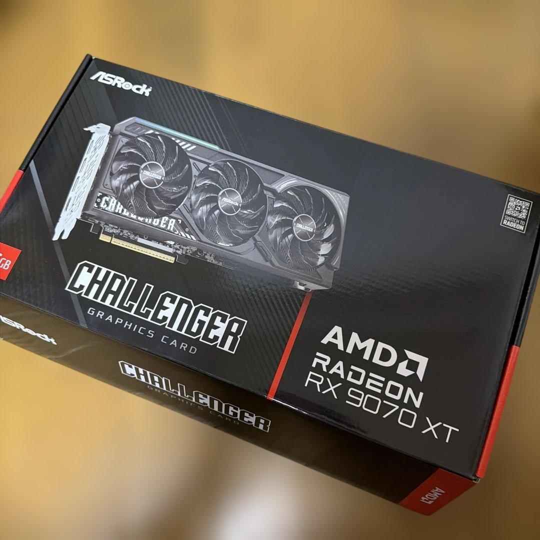 グラフィックボード・グラボ・ビデオカード ASRock Radeon RX 9070 XT Challenger 16GB
