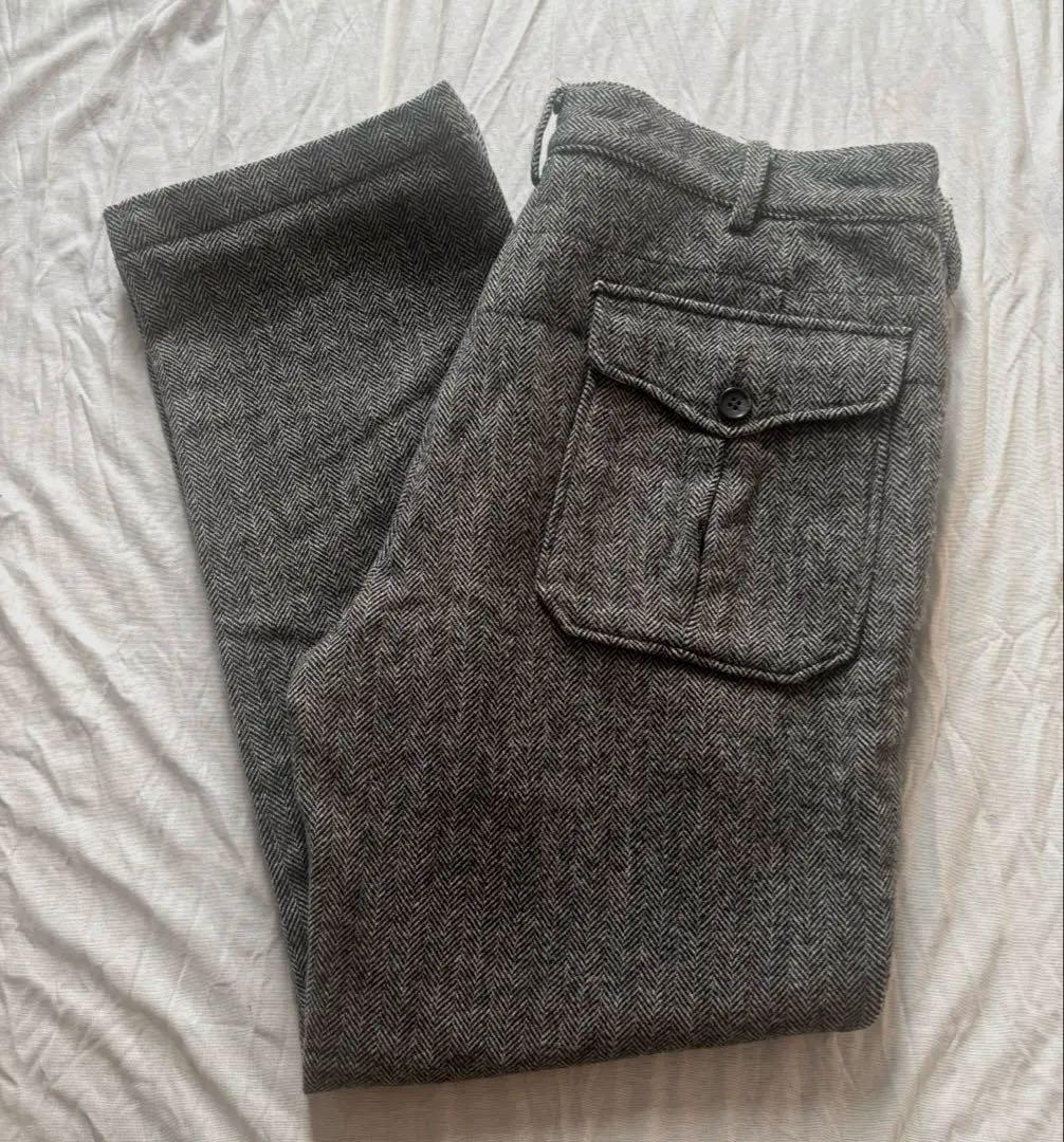 ENGINEERED GARMENTS ウールヘリンボーンパンツ w34