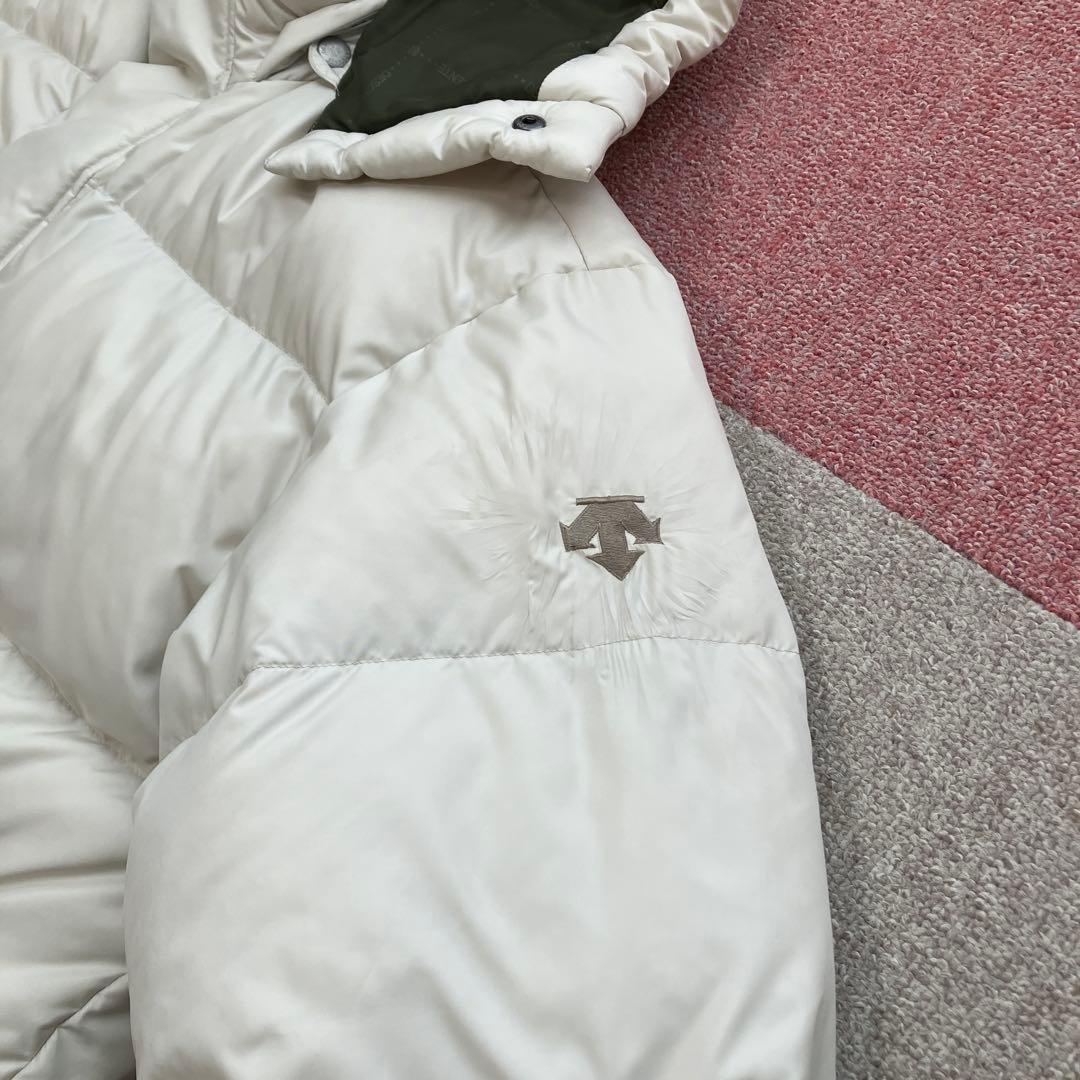 エレメントキャット ホワイトロングダウンジャケット