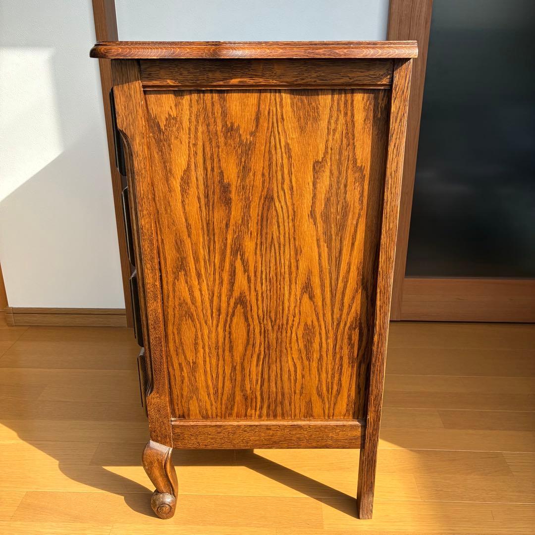 三越家具 Brugge 4段チェスト アンティーク 猫脚 ブルージュ