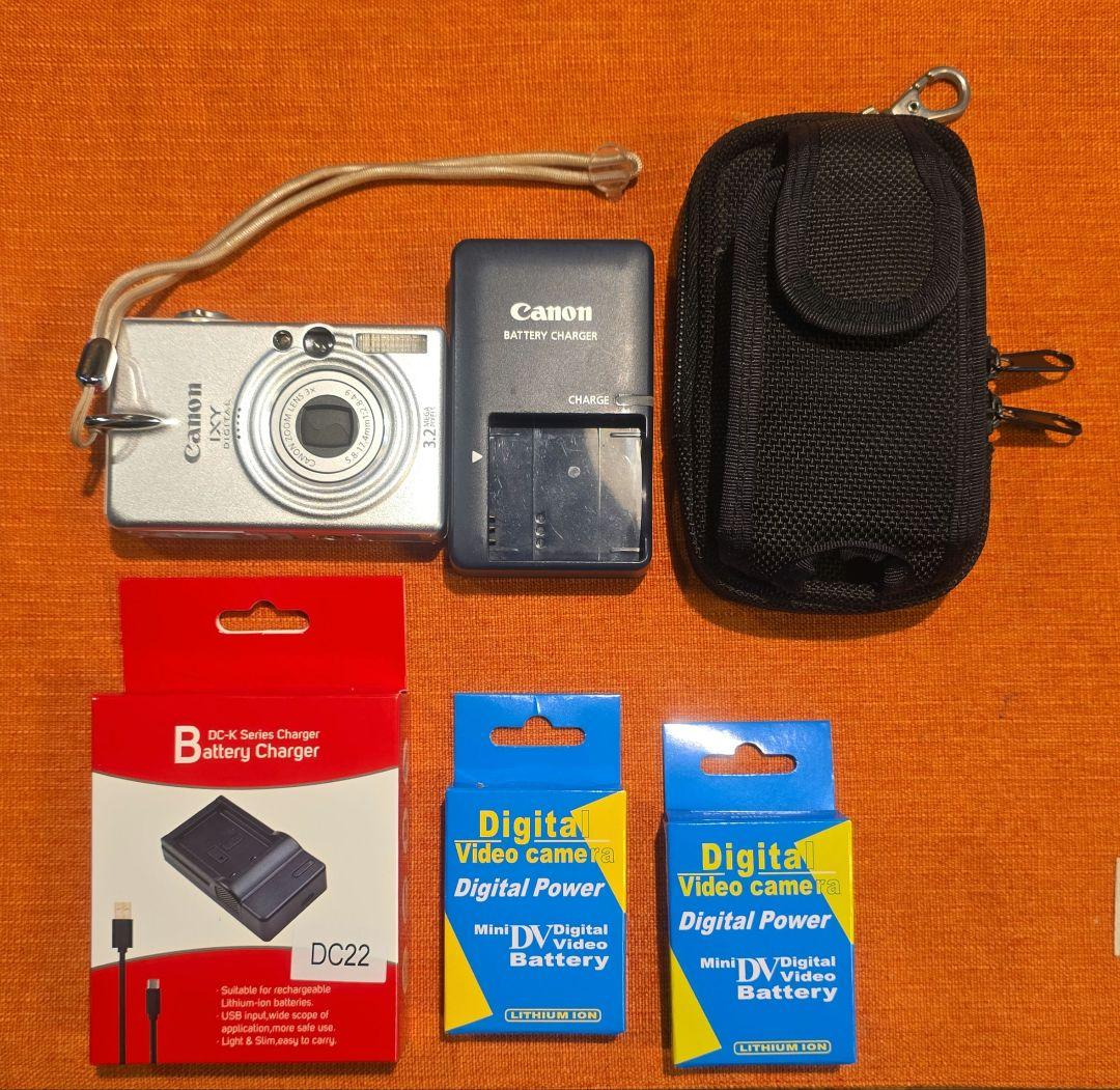 ​【動作確認済】Canon IXY DIGITAL 40 (新品電池＆充電器付）