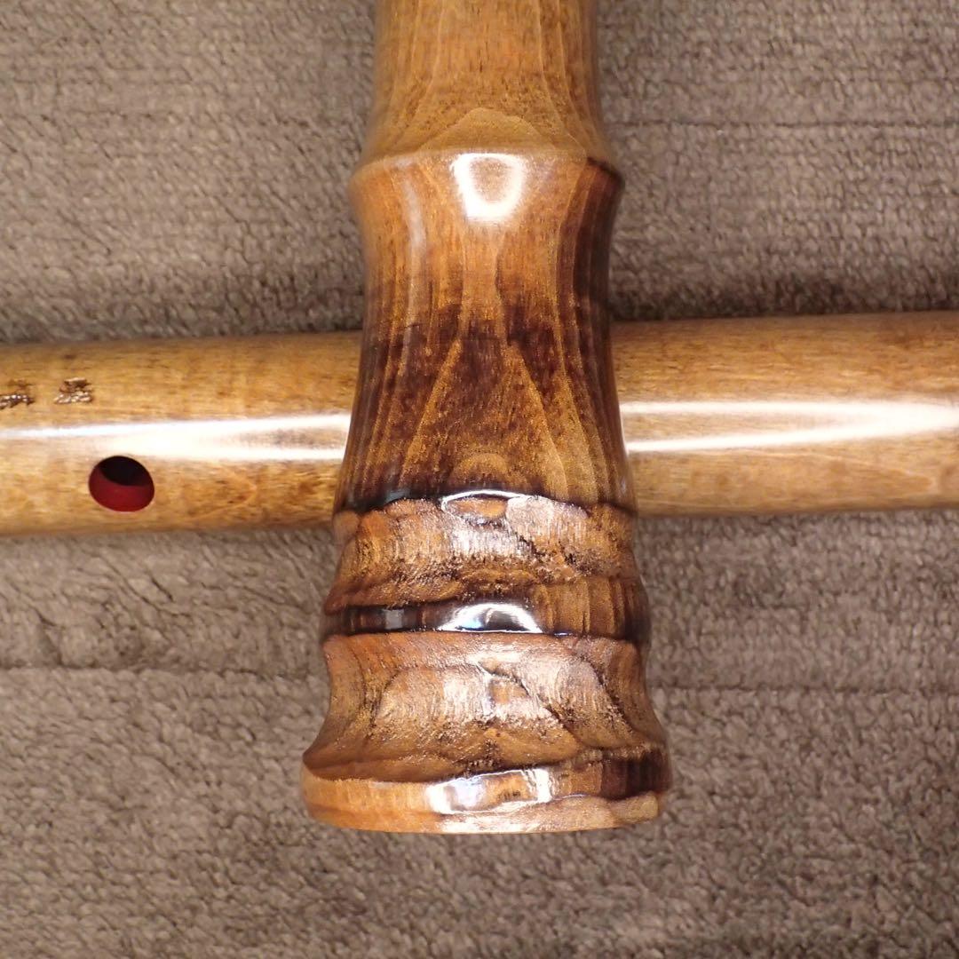 尺八 銘木尺八 蝴蝶 1尺８寸(D管)