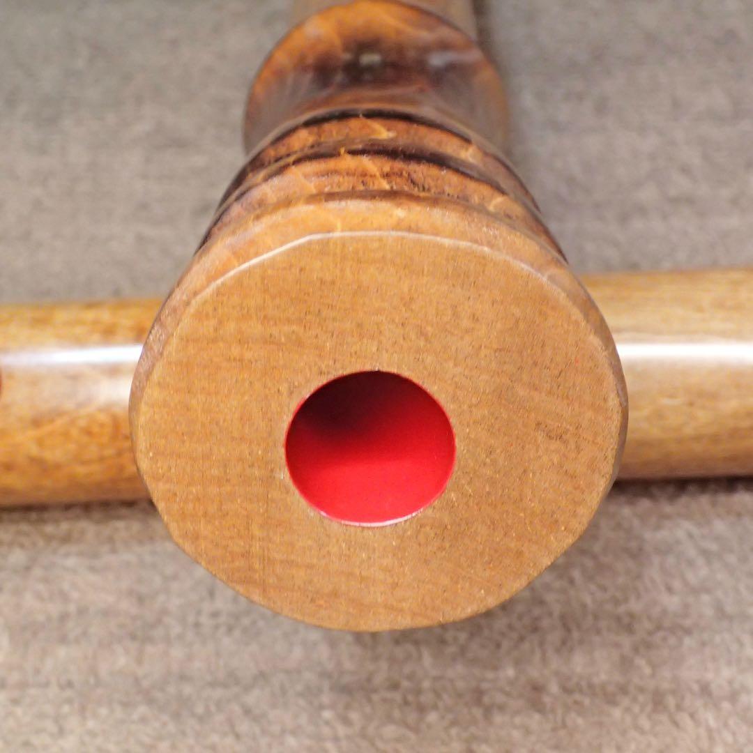 尺八 銘木尺八 蝴蝶 1尺８寸(D管)