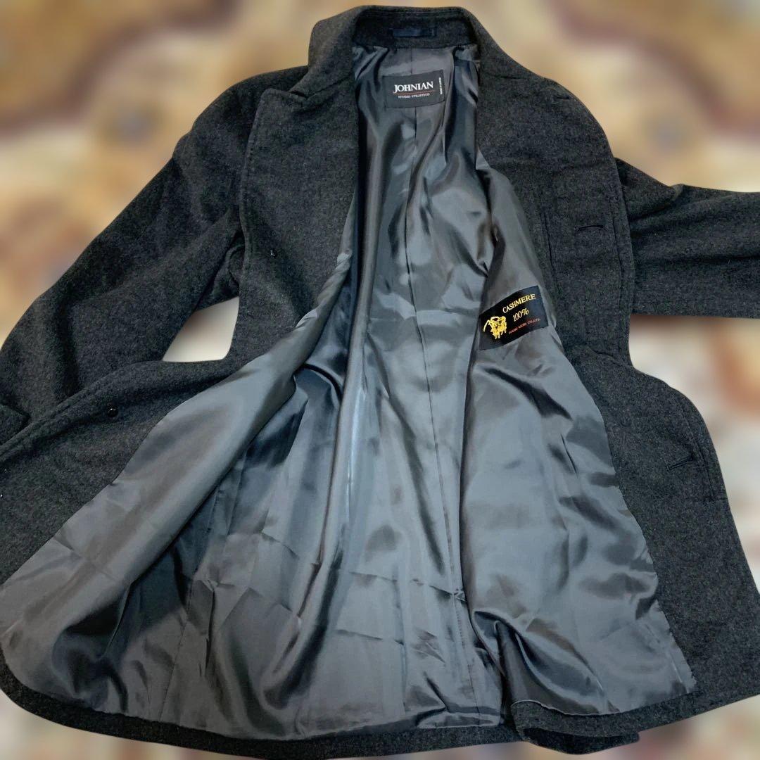 未使用に近いJOHNIAN 極上カシミヤ100% ショートコート