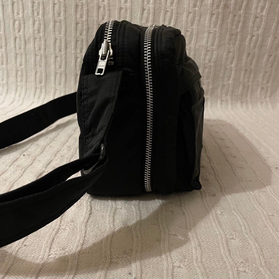 【美品✨】PORTER ポーター タンカー 2層 ショルダーバッグ ブラック