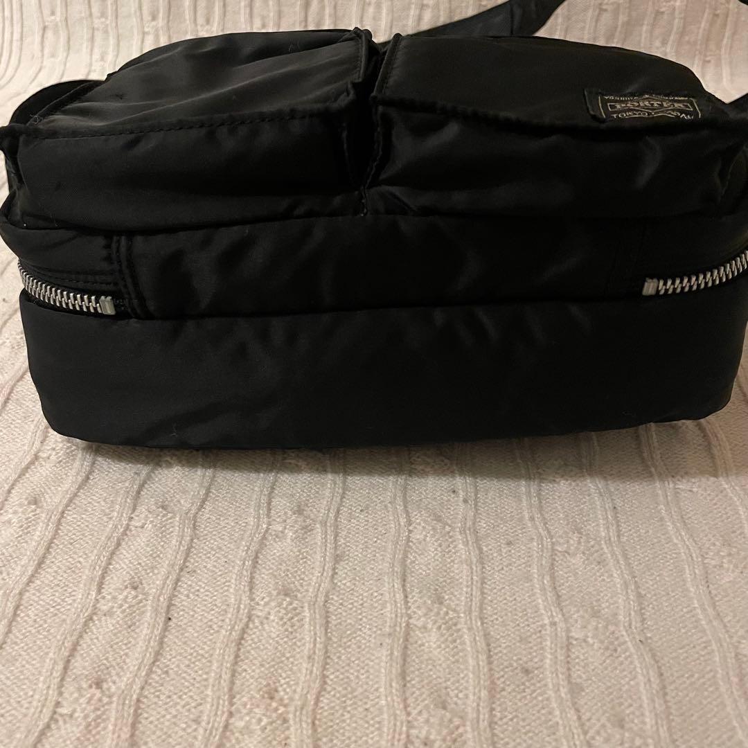 【美品✨】PORTER ポーター タンカー 2層 ショルダーバッグ ブラック