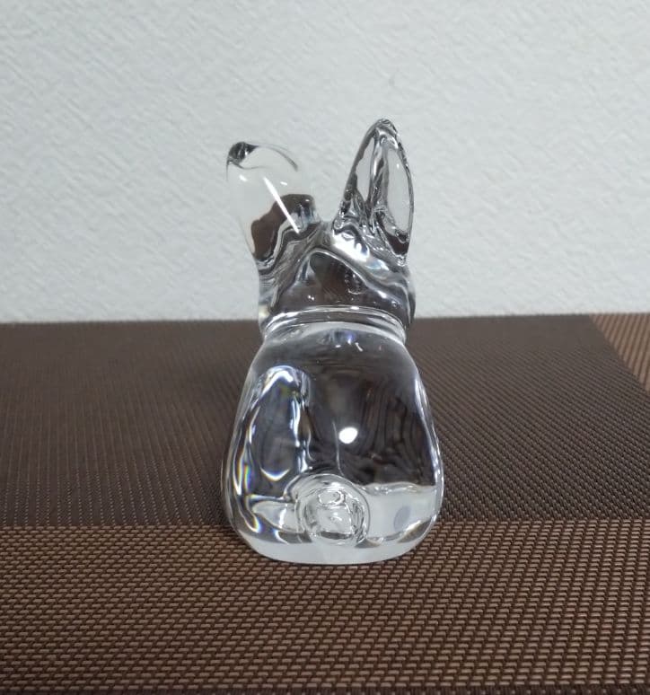 バカラ・干支ウサギ クリスタルオブジェ