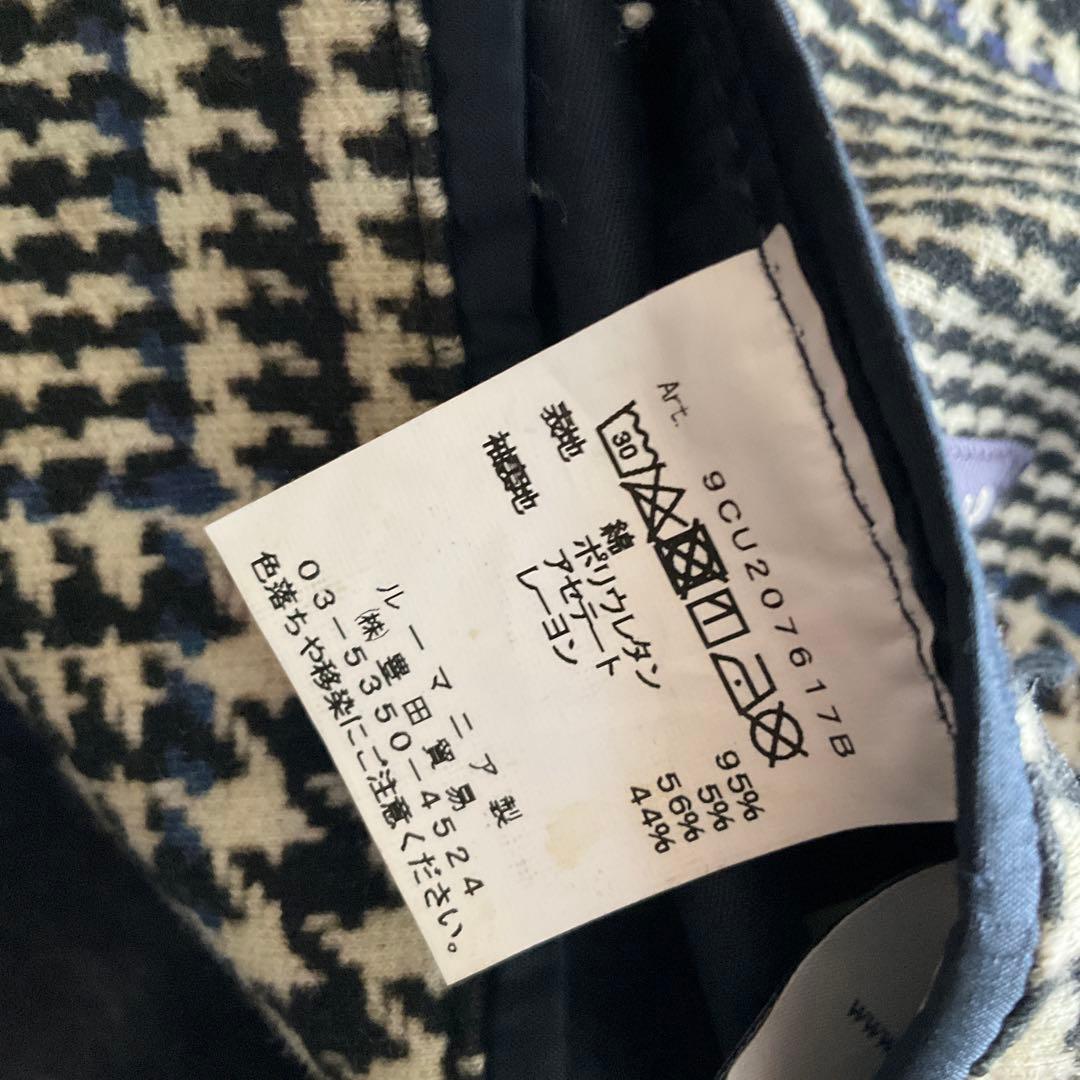 チルコロ　グレンチェック柄テーラードジャケット