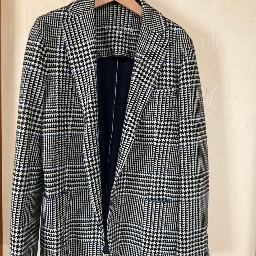 チルコロ　グレンチェック柄テーラードジャケット