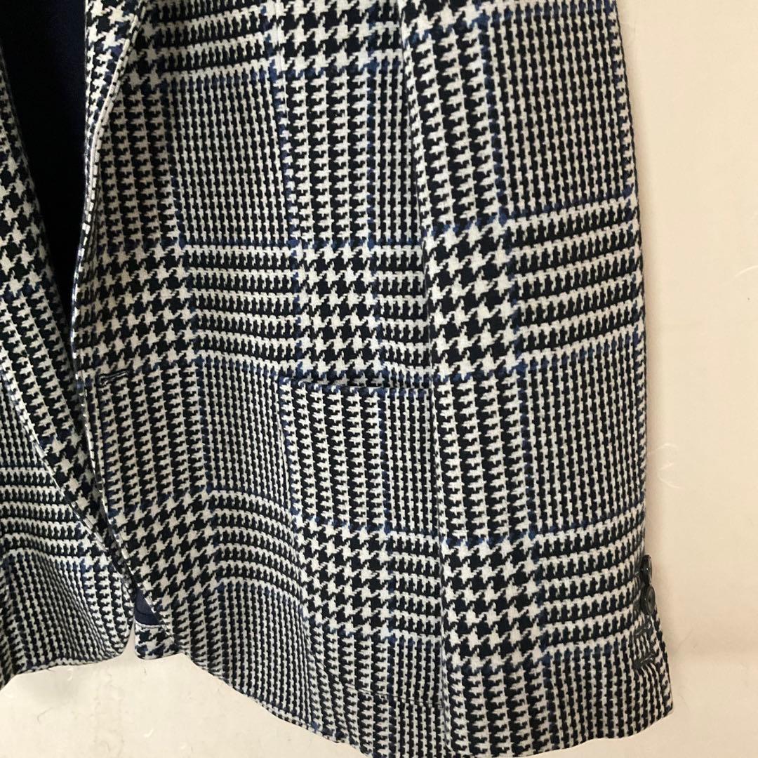 チルコロ　グレンチェック柄テーラードジャケット