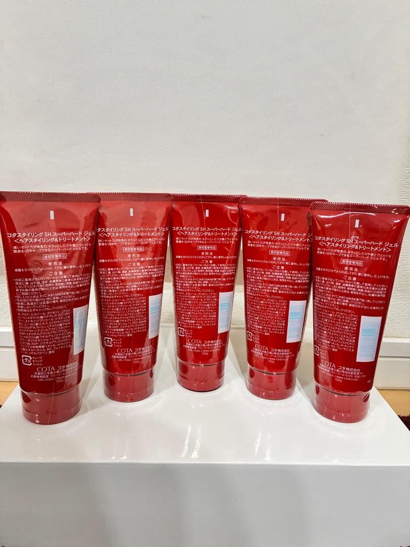 コタCOTA スタイリング SH スーパーハードジェル100g 5本セット