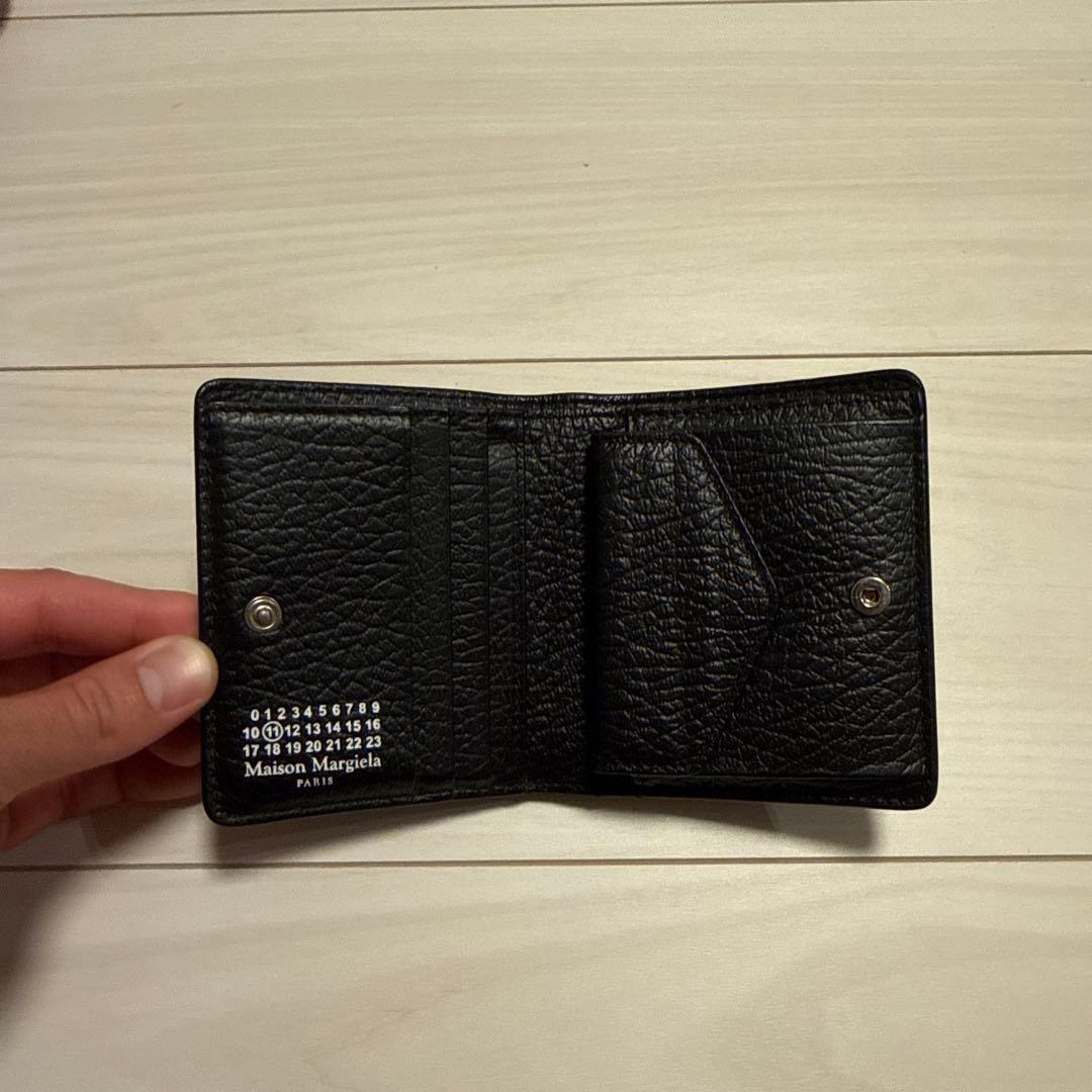 マルジェラ 二つ折り財布　ブラック