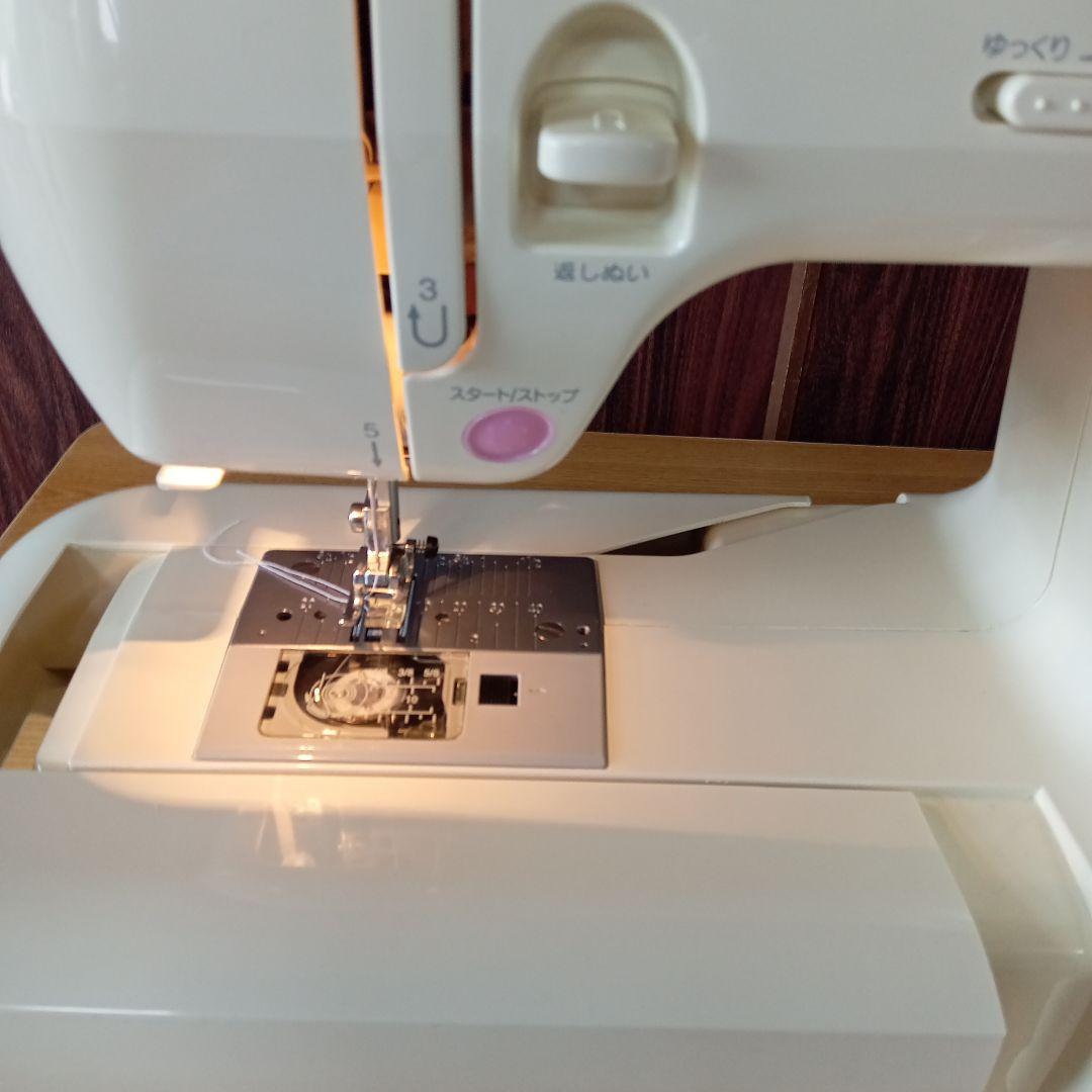 ジャノメ電子ミシン本体　分解メンテナンス済み　フットコントローラー付き