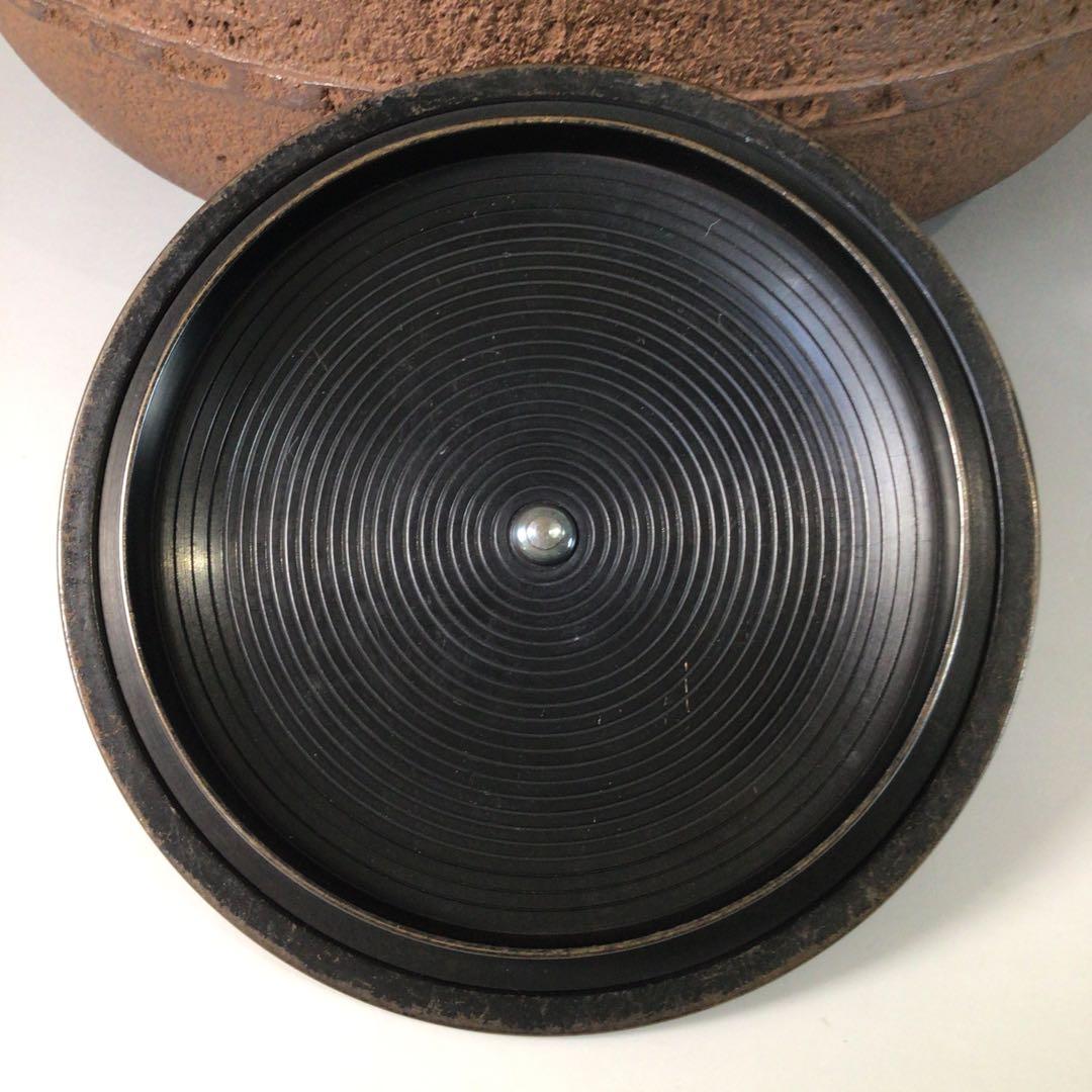 Ｓ２　茶釜　『釜師　和田美之助造』『銀摘み』『阿弥陀堂釜』　共箱　茶道具