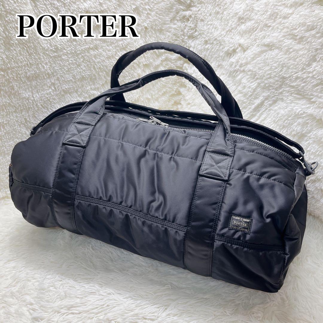 超美品✨廃盤 ポータータンカー ボストンバッグXL 2way 黒 PORTER