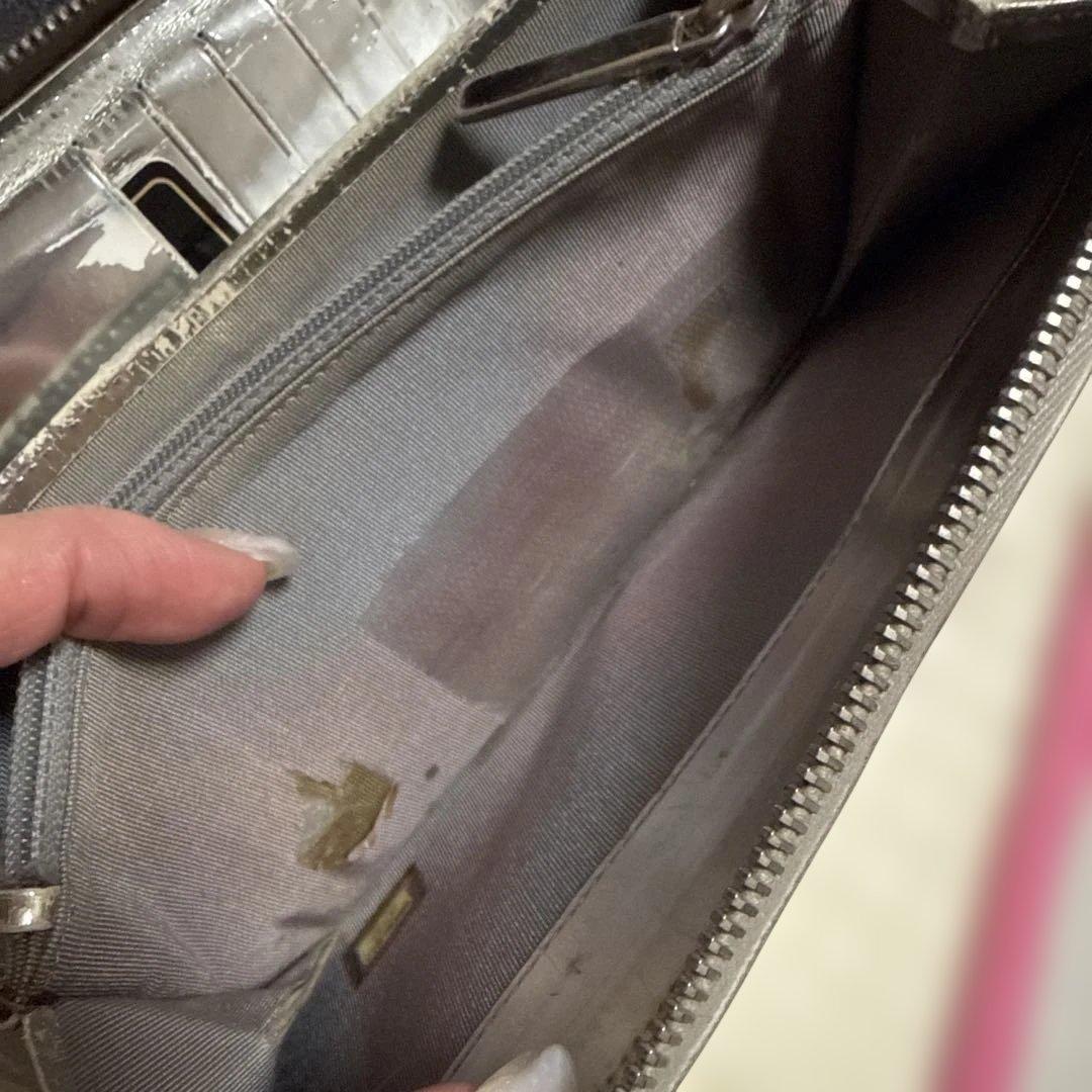 CHANEL マイクロチョコバー メタリック 長財布 希少！