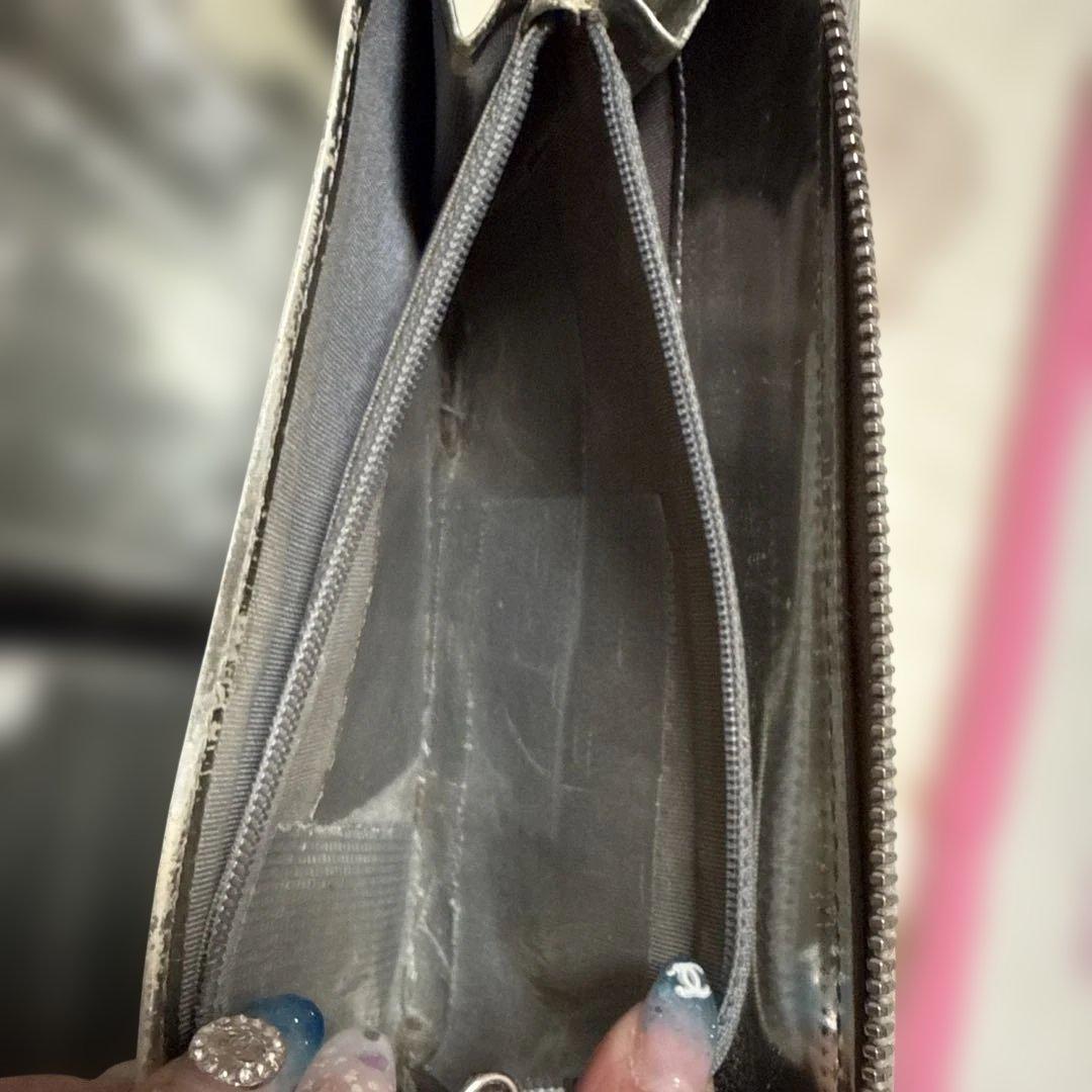 CHANEL マイクロチョコバー メタリック 長財布 希少！