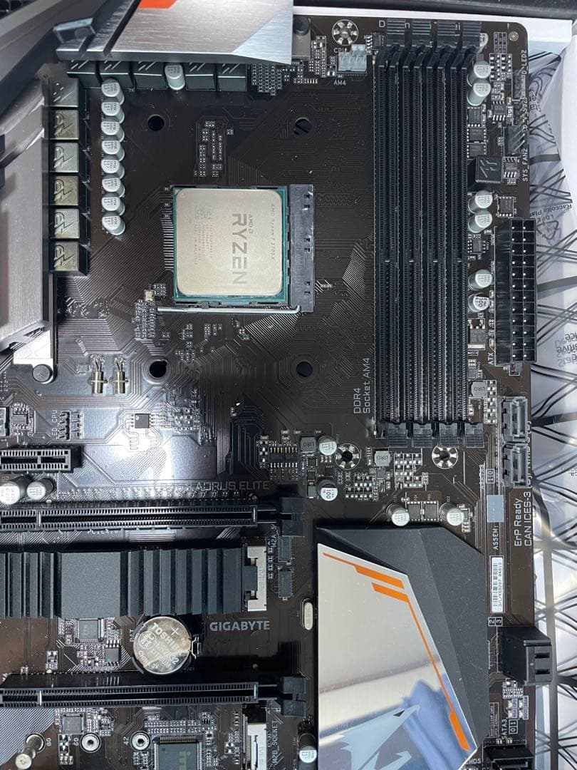 マザーボード GIGABYTE B450 AMD Ryzen 7 2700X