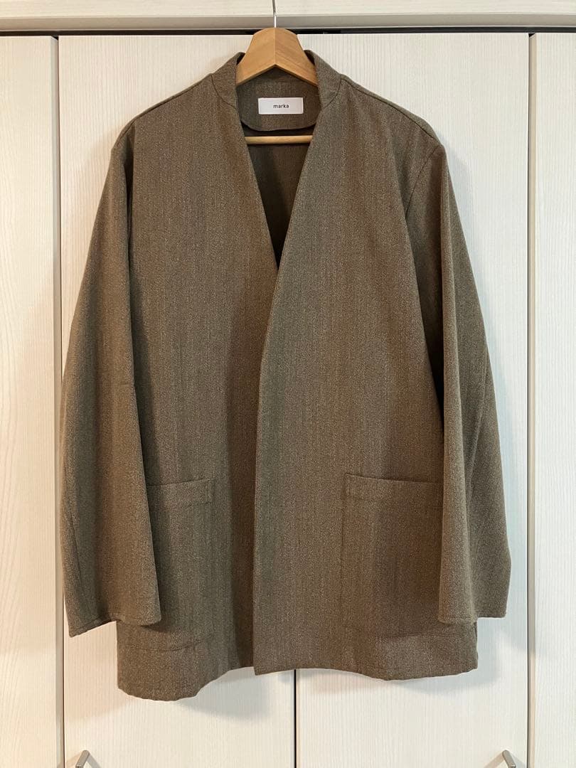 marka カシミヤノーカラージャケット