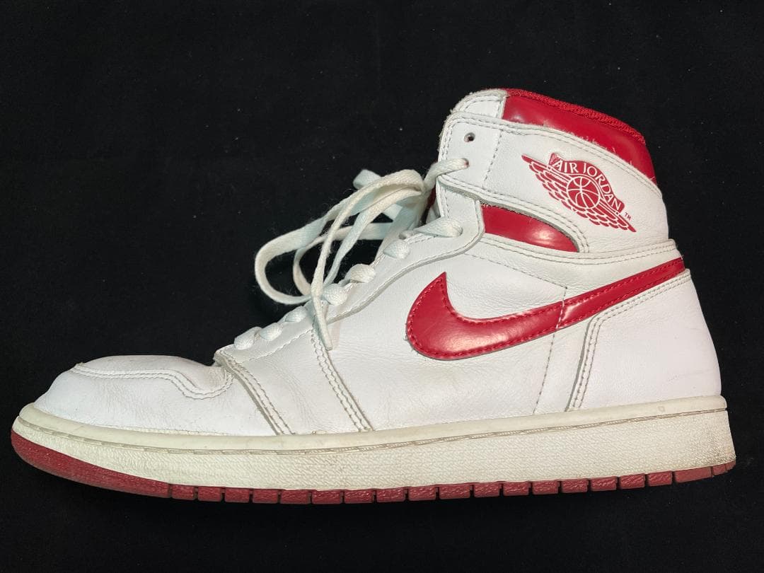 【2000GT‼︎】AIR JORDAN 1Hi メタリックレッド 27.5