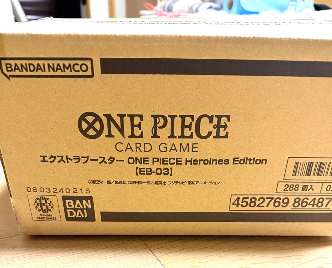 新品未使用 ワンピースカード　ヒロインズエディション EB-03 1カートン