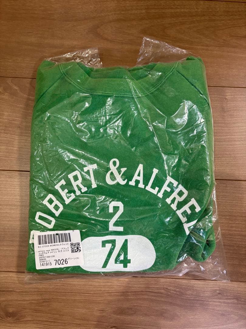 athletic wear MASON 別注ロゴスウェット