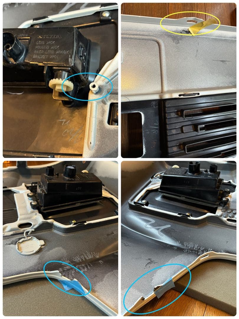 0717 ホンダ　N-BOX カスタム　フロントバンパー　グリルセット. JF3