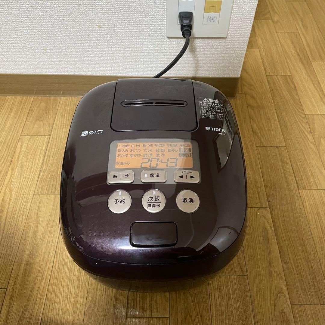 TIGER 炊飯器 圧力IH炊飯ジャー 炊きたて JPC-H100