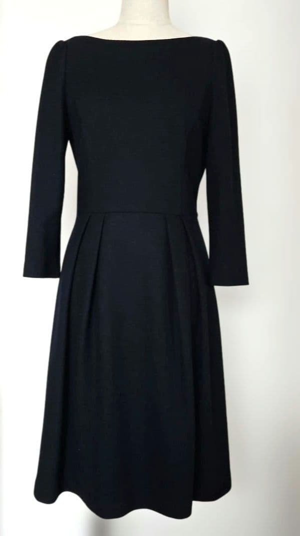 専用です！ネイビー　 ワンピース 長袖　アナイ　ANAYI　38　ウール100%