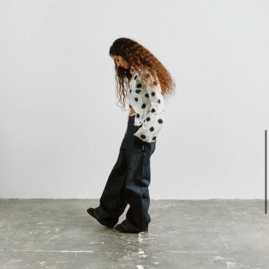 トップス thisuniform Ikat Cloth Butterfly Shirt