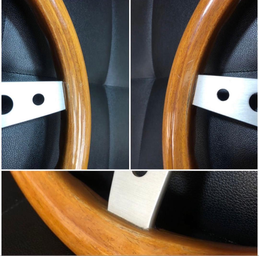 MOMO indy ウッドステアリング　ハンドル　稀少 旧ロゴ 激レア