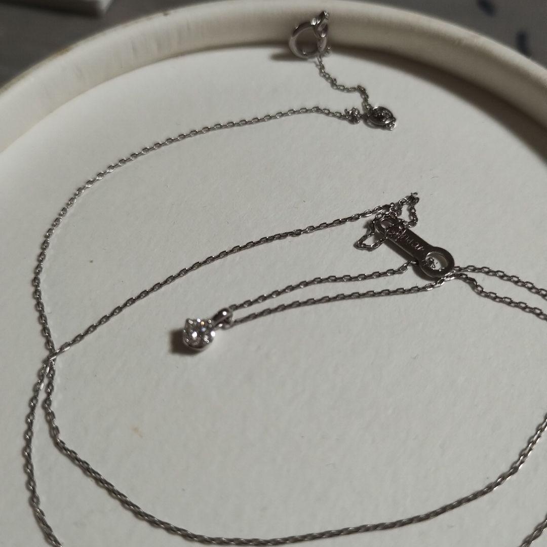 4℃ヨンドシー　ダイヤモンドネックレス　プラチナ850